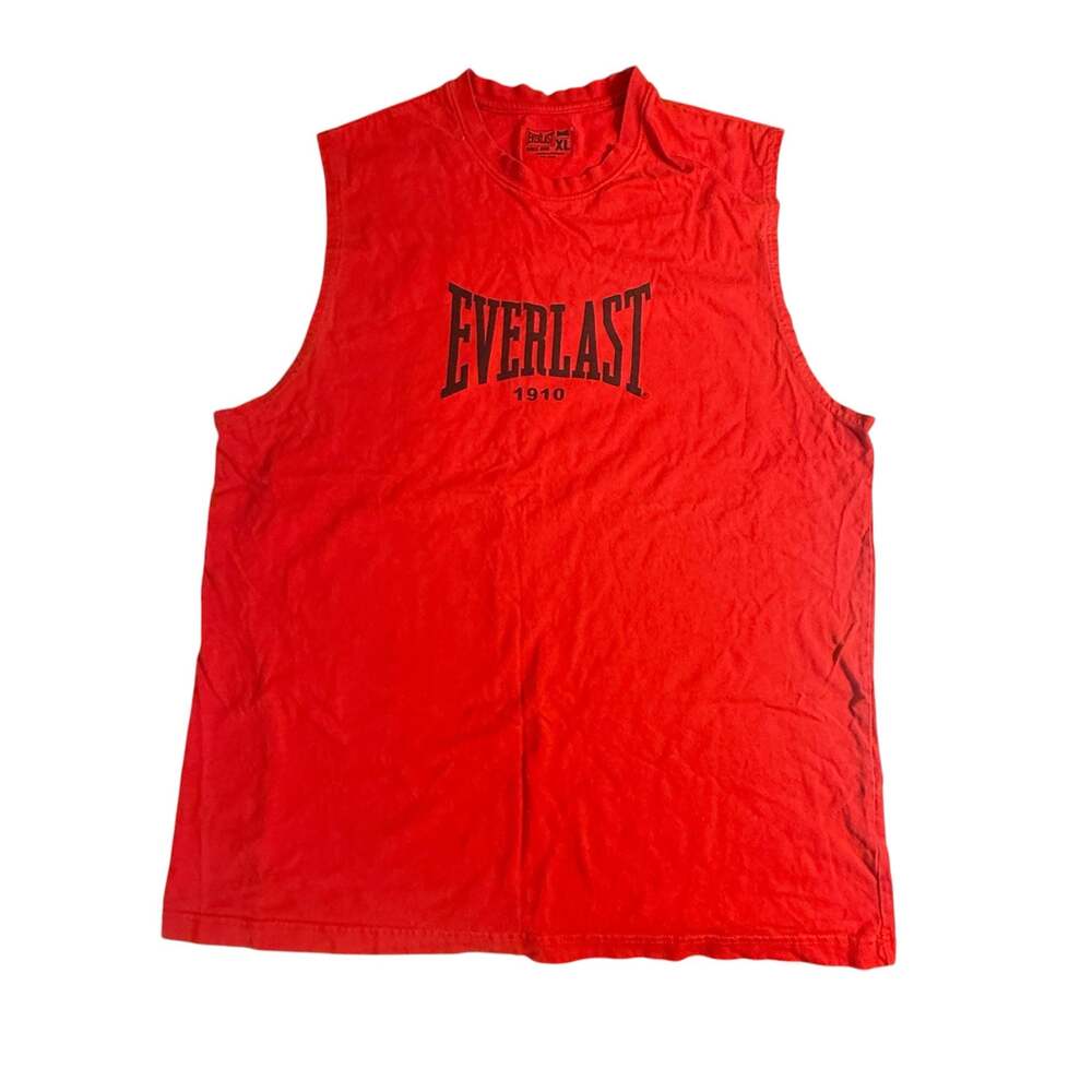 Everlast 1910 Sleeveless Tank Top Red XL